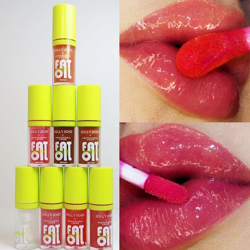 Feuchtigkeit spendender Lip gloss transparent sexy praller feuchtigkeit spendend verblassen Lippen linien flüssiger Lippenstift feuchtigkeit spendend Make-up Lippen Pflege öl Kosmetik