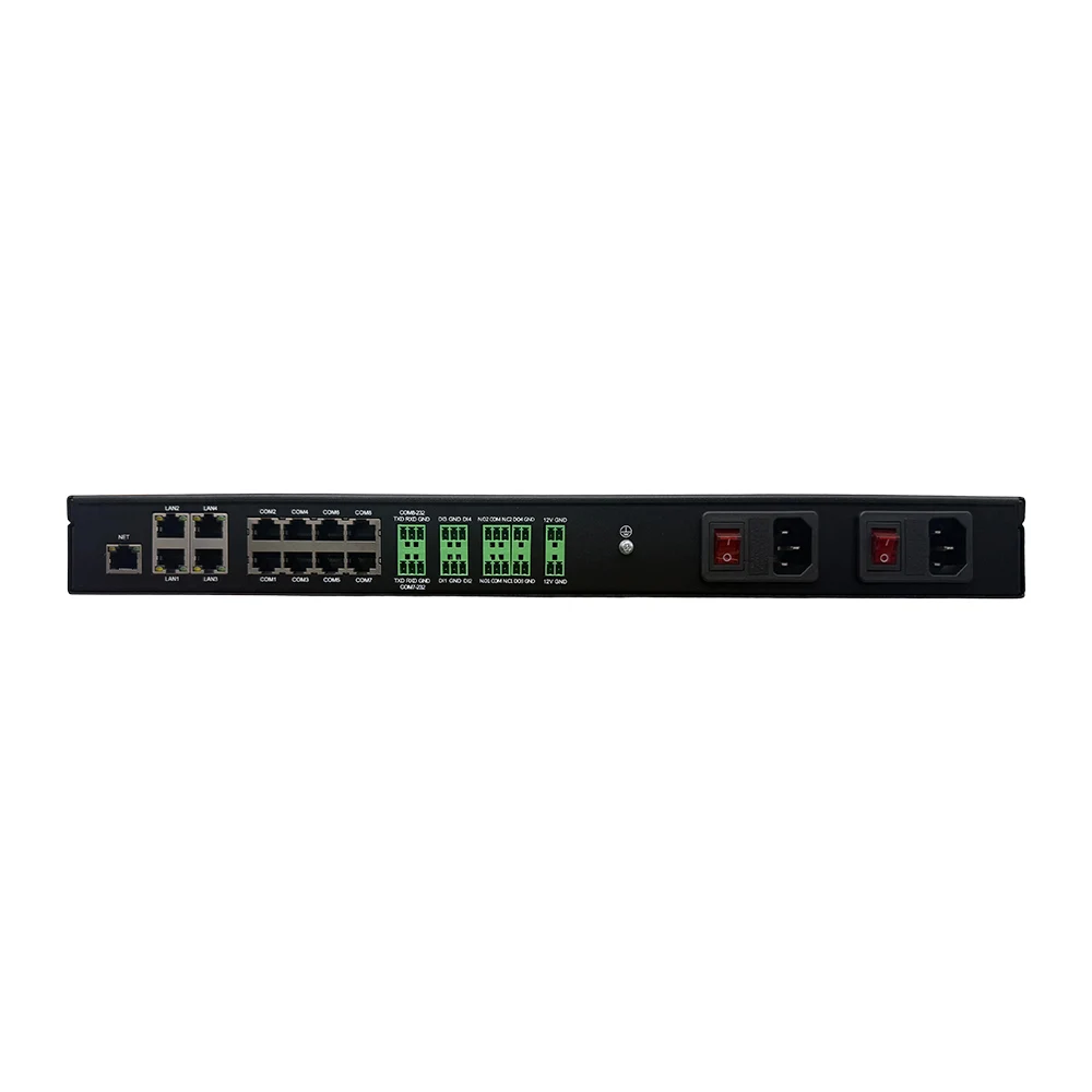 Modbus TCP SNMP MQTT Edge Server Industrial Ethernet RS485/RS232 Cuttable for Industrial Automation