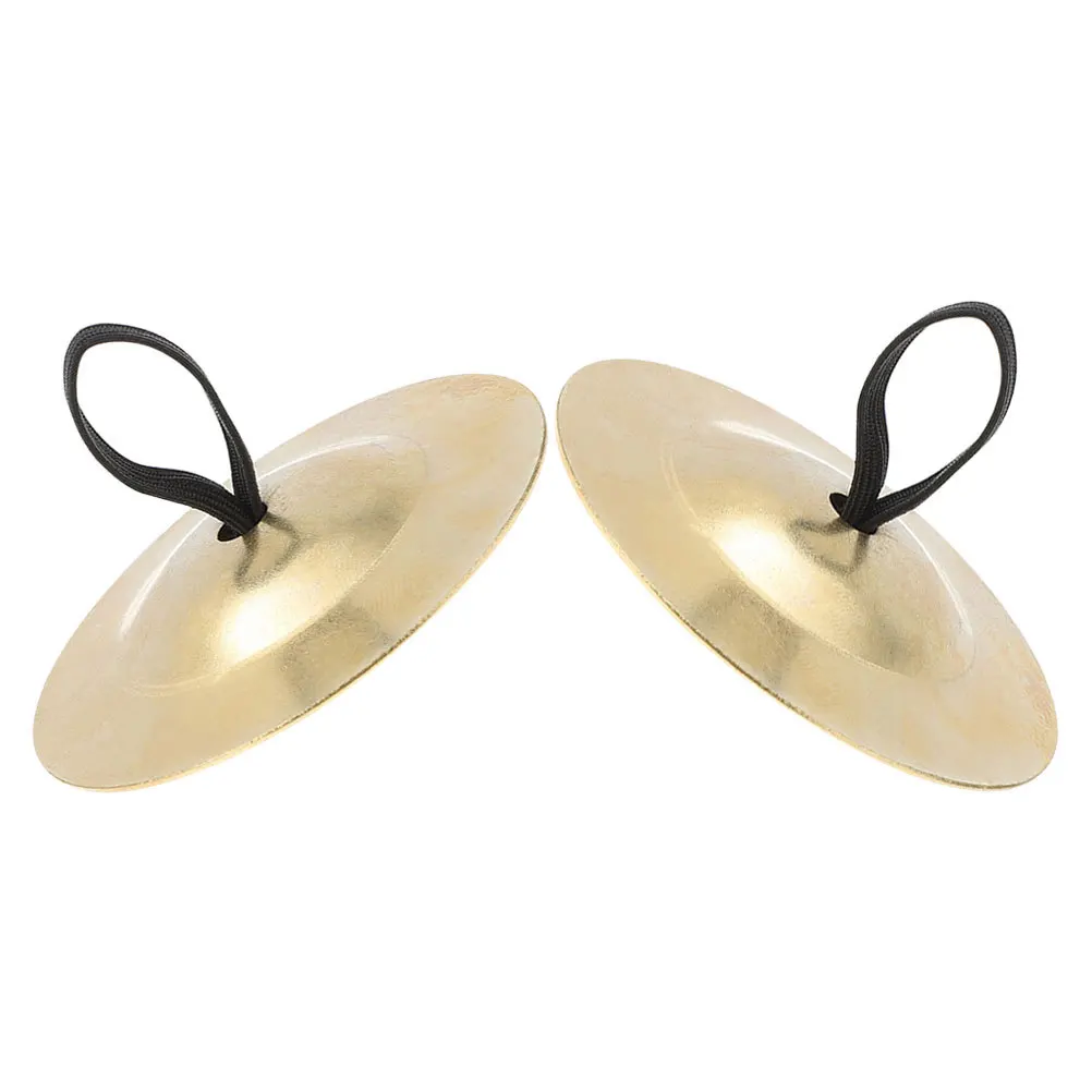 

1 Pair Small Finger Cymbals Portable Copper Cymbals For Kids Children Musical Instrument Dance Party Prop Belly Dancing