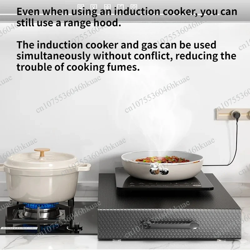 Kitchen Stove Cover Plate Honeycomb Panel Induction Cooker Support Bracket Pot Storage Organizer Rack