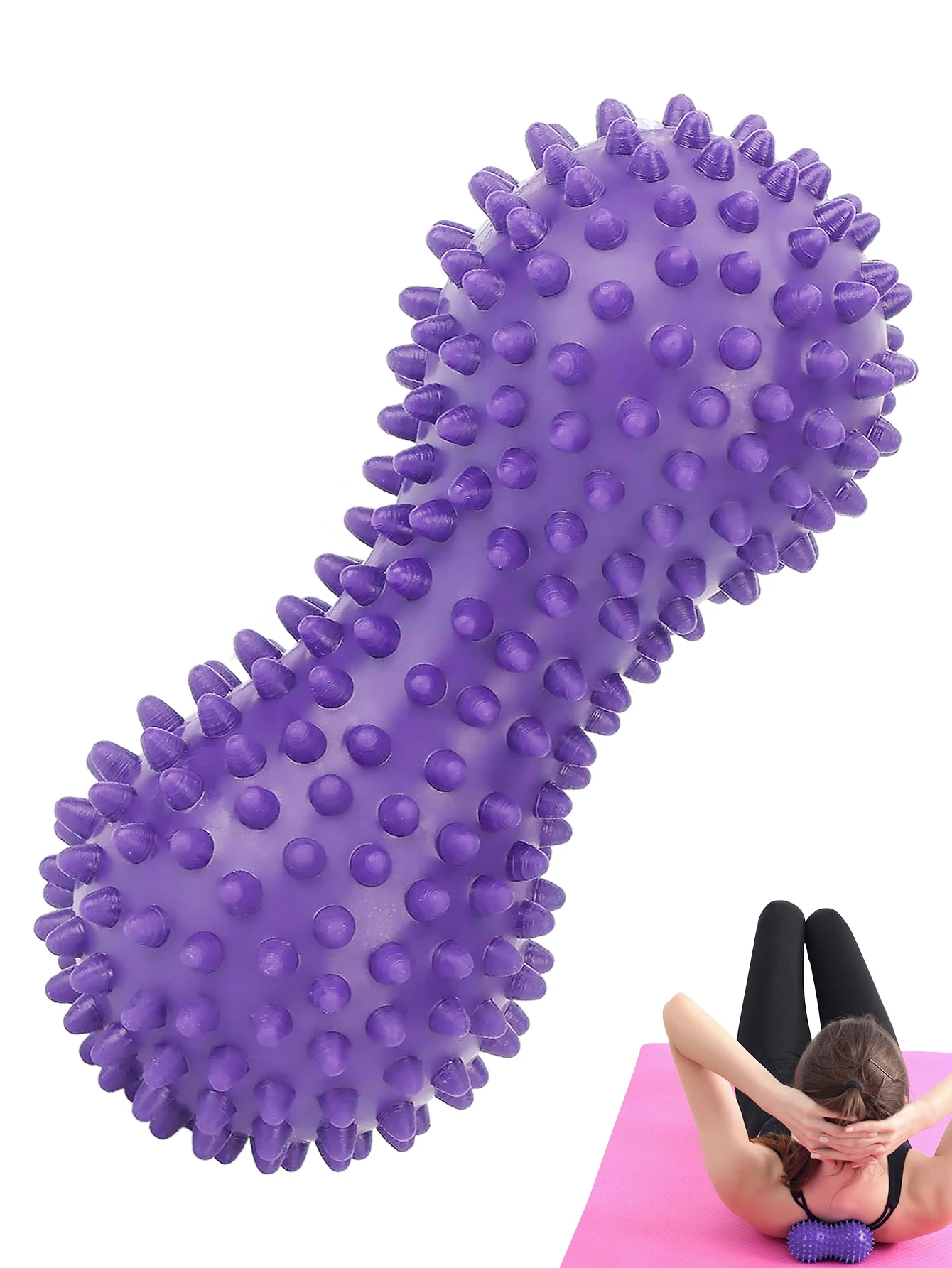 فآسيا الكرة أثار نقطة تدليك الكرة TPR الموقف ماستر كرة يوجا الخصر والظهر تدليك القدم الكرة التهاب اللفافة الأخمصية #1