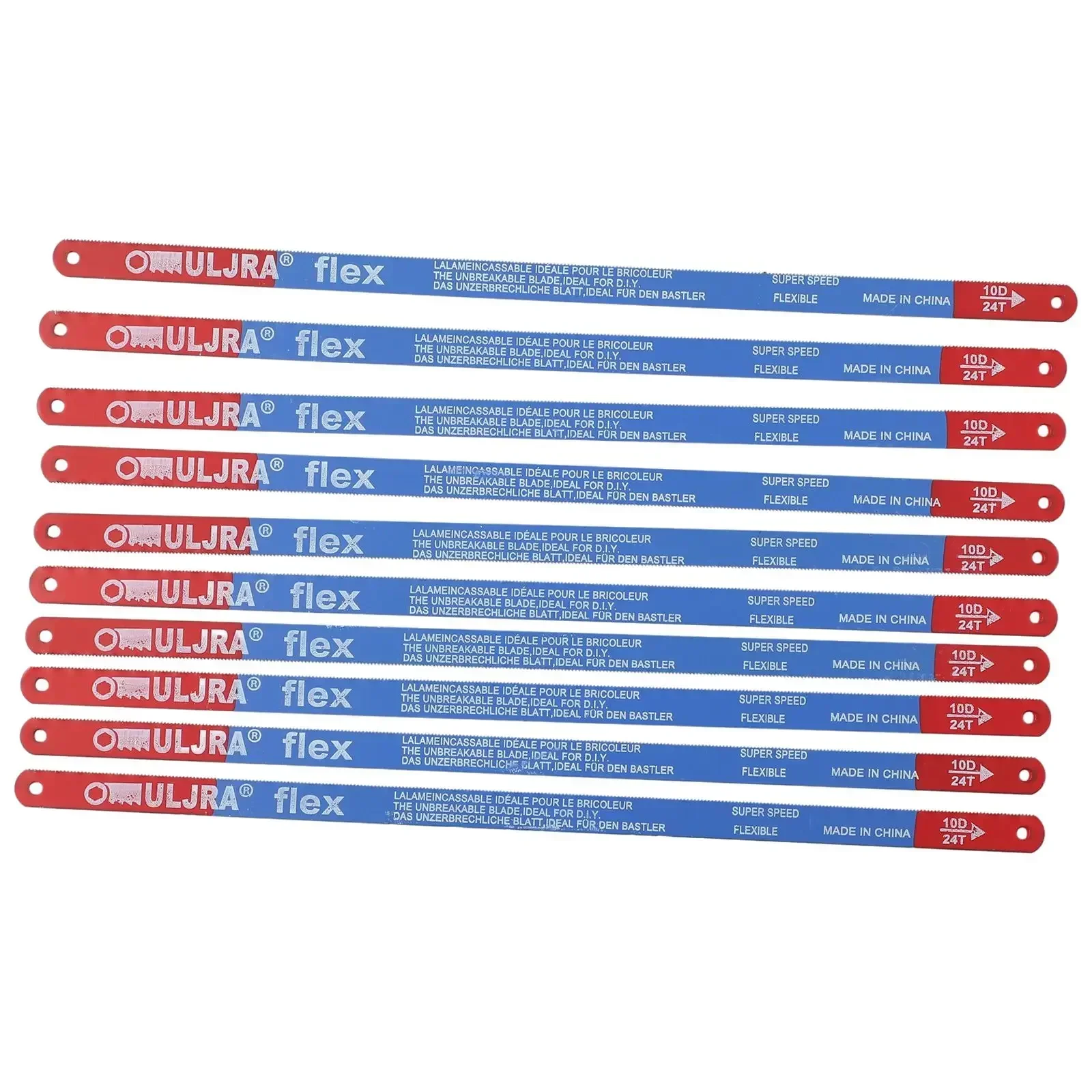 10x Hacksaw Blade 300mm Hand Saw Blades Set 14T&18T&24T Bi-Metal Hacksaw Blades For Meat/Wood/Woodworking Cutting-Tools