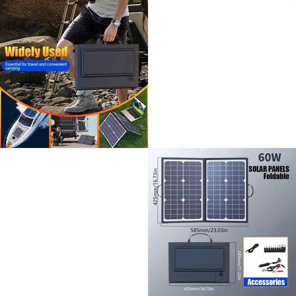 High Efficiency 40W Monocrystalline Solar Cell Plate Charging Device