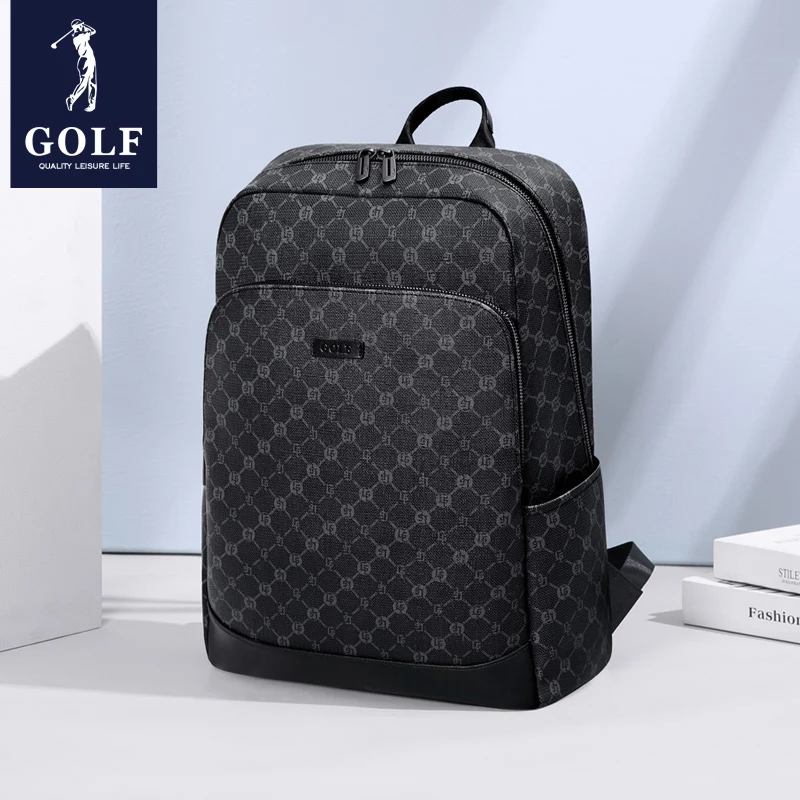 GOLF Backpack Men\'s 2024 New Trendy Large Capacity Computer Travel Bag High School Student School Bag Fashion