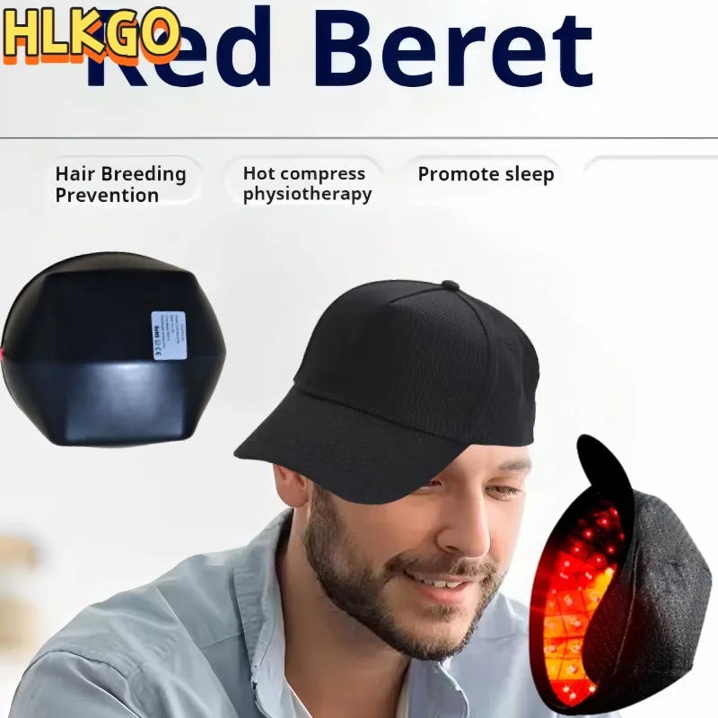 

96 диодов LLLT Лазерная терапия Шапочка для роста волос 650 нм Красный свет 5 МВт Клиническая шапочка для восстановления волос для ухода за кожей головы и выпадения волос Предотвращение