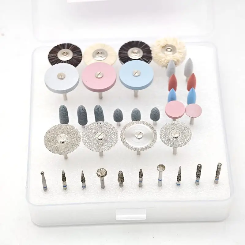 35Pcs Multi-Purpose Polishing Heads Finishing Kit Laboratory Grade Tools for Jewelry Making Metal Surface Smoothing Processing