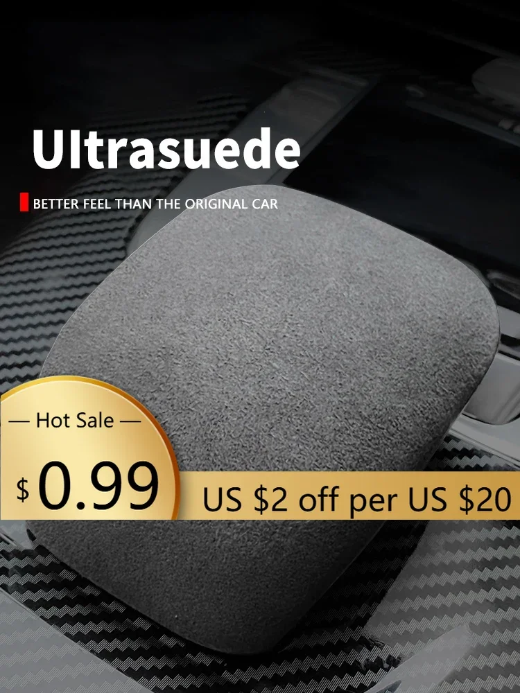 

Steering Covers Car Gear Shift Knob Cover Ultrasuede Protective Shell For Mercedes-Benz A(AMG) A35 2019-2022 CLA CLA35 2020-20