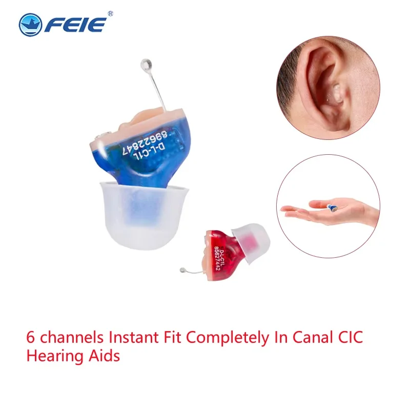 2025 NEW Mini Invisible CIC Digital Hearing Aid Elderly Young Deaf Hearing Aid Earphones, Adjustable Volume Non-Rechargeable