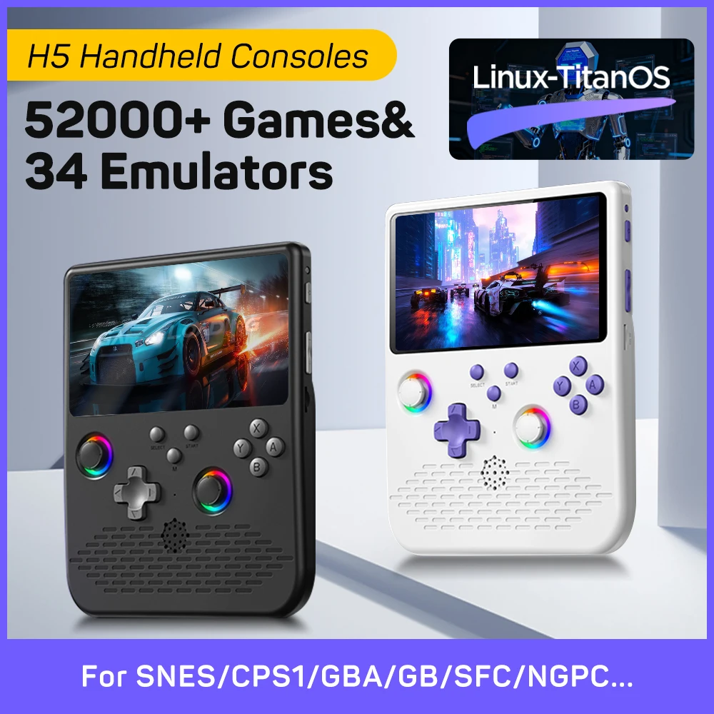 console-di-gioco-portatili-h5-console-di-gioco-emulatore-portatile-con-oltre-52000-giochi-integrati-per-gba-snes-cps1-gb-sfc-con-sistema-operativo-linux-titan