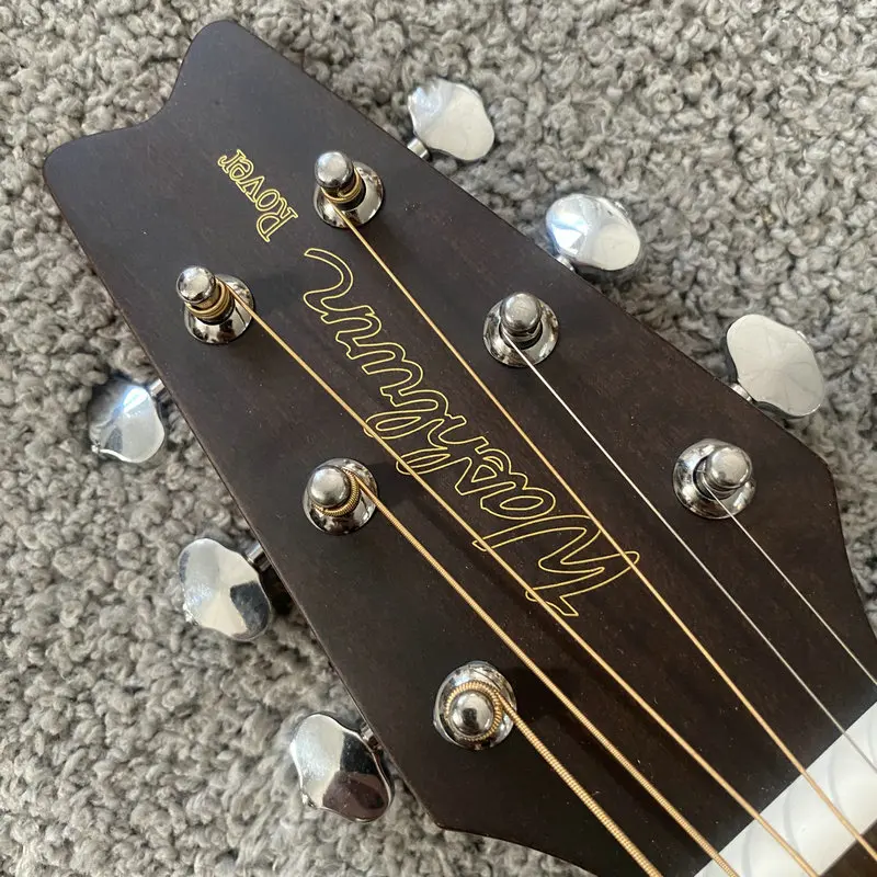 Origianl Washburn Rover Acoustic Guitar With Gigbag RO-10 Model 34 Inch Nature Color Solid Spruce TOP MINI And Travel Guitar