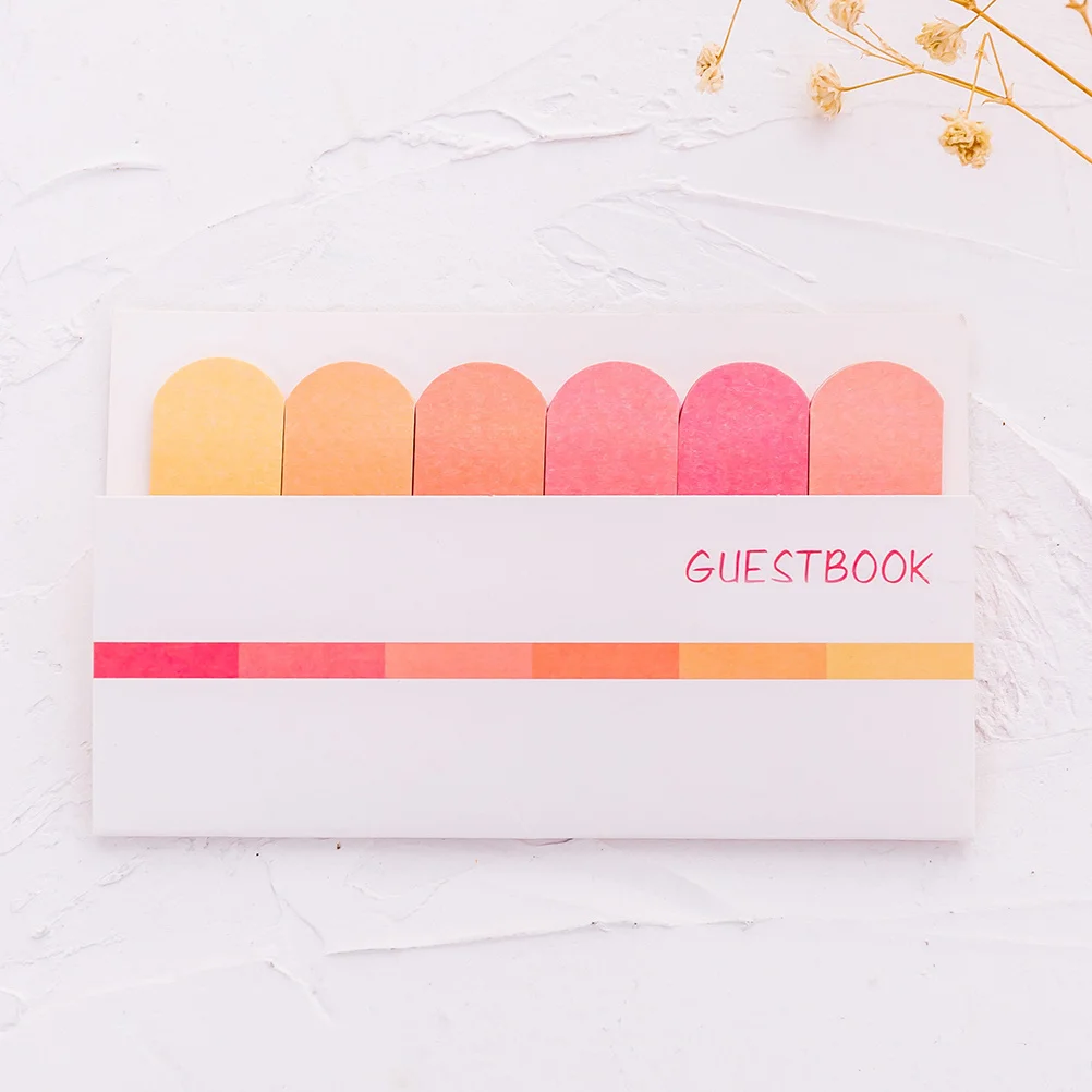 8 قطعة الكتابة السلسة التدرج لفهرسة العلم خطة مرجعية مذكرة ملاحظة صغيرة ملصق رسالة الوسادة المفكرة #1