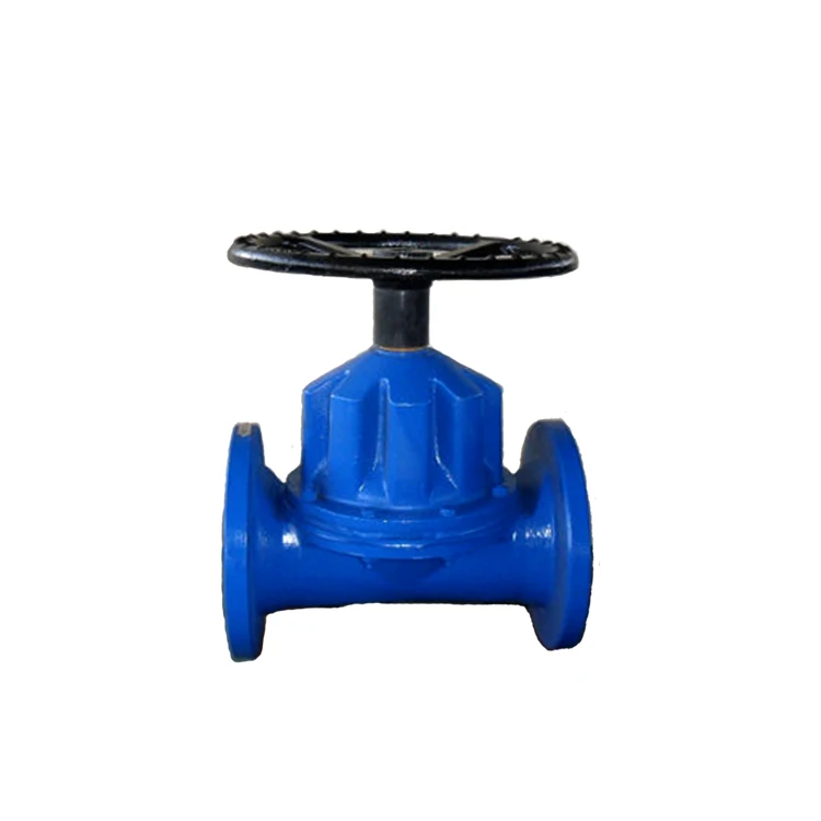 Manual Saunders Straight Through Diaphragm Valve PN16 For Slurry