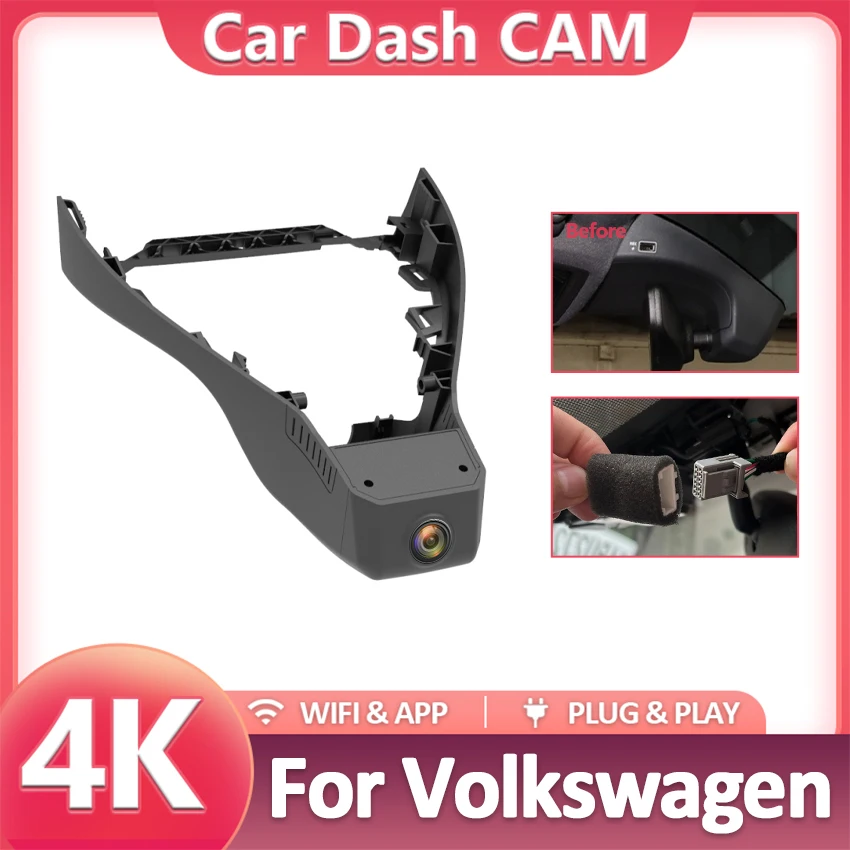 كاميرا داش لسيارة فولكس فاجن id.4 كروز 2022-2025، كاميرا DVR للسيارة واي فاي مع رؤية ليلية، طراز OEM، كاميرا داش كام لشركة فولكس فاجن id4 #1