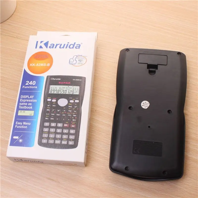 Calculadora de función científica multifuncional para estudiantes de 82MS/TL Calculadora de examen con pantalla dual