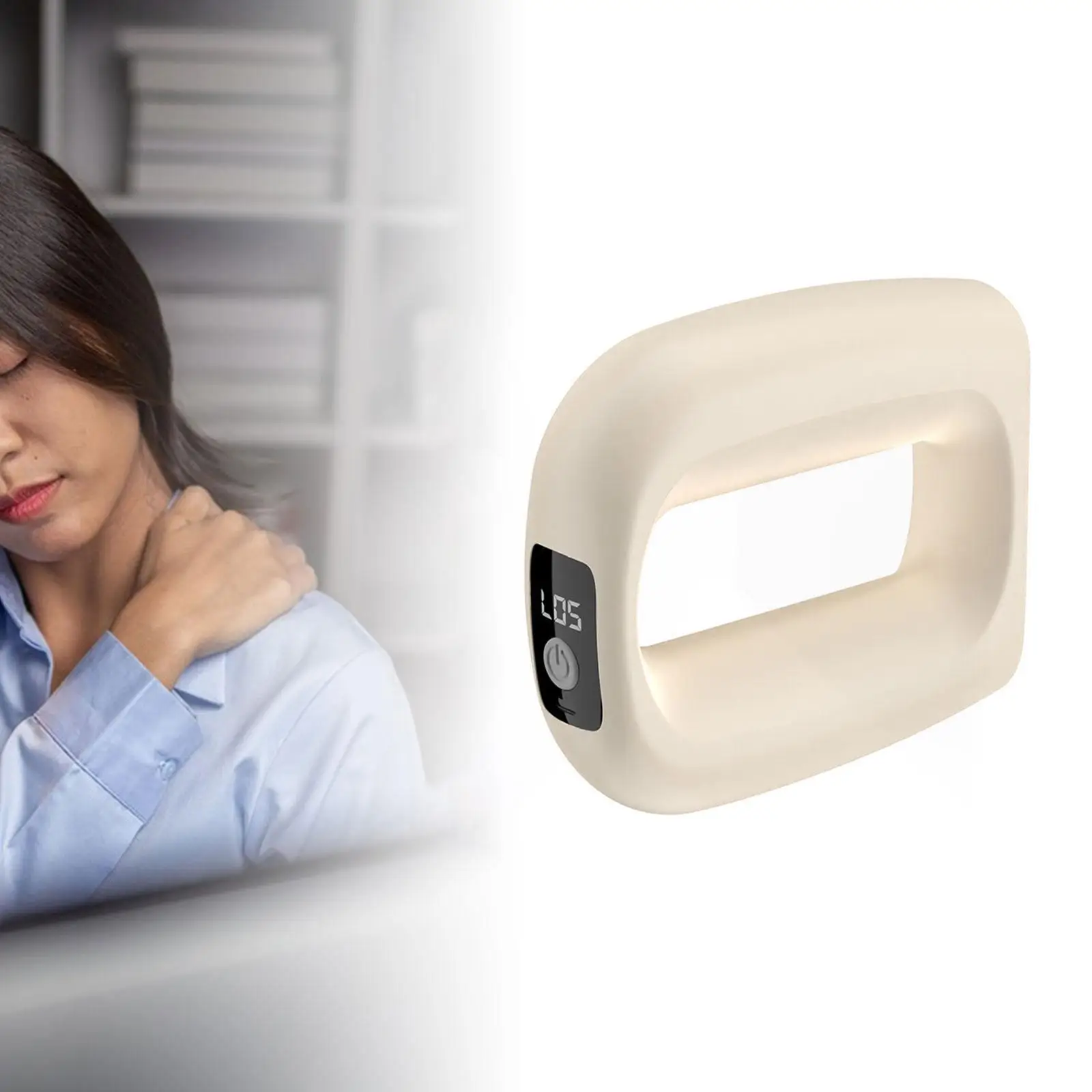 Electric Massage Ring Easy Grip Handle Gifts Compact Multifunctional Deep Tissue Massage for Enthusiasts Adults Fitness Home Gym