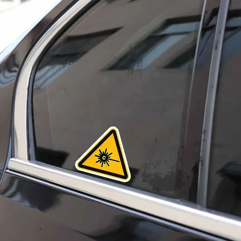 Attention Security Warning Sign Car Stickers Accessories Decal JDM Car Sticker DIY Car Styling Auto Accessories Cover Scratches