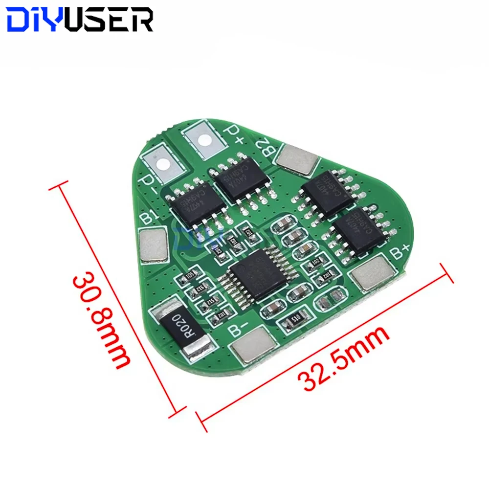 Placa de proteção bms 6s 24v 15a, kit diy de bateria de íon-lítio 18650, proteção contra sobrecarga/descarga/curto-circuito