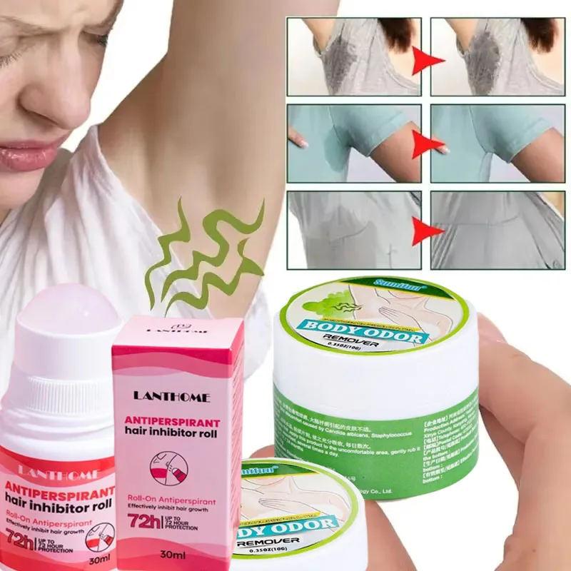 

Body Odor Antiperspirant Hair Inhibitor Roll Long Lasting Underarm Sweat Deodorizer Dry Removal Eliminate Badly Smell Skin Care