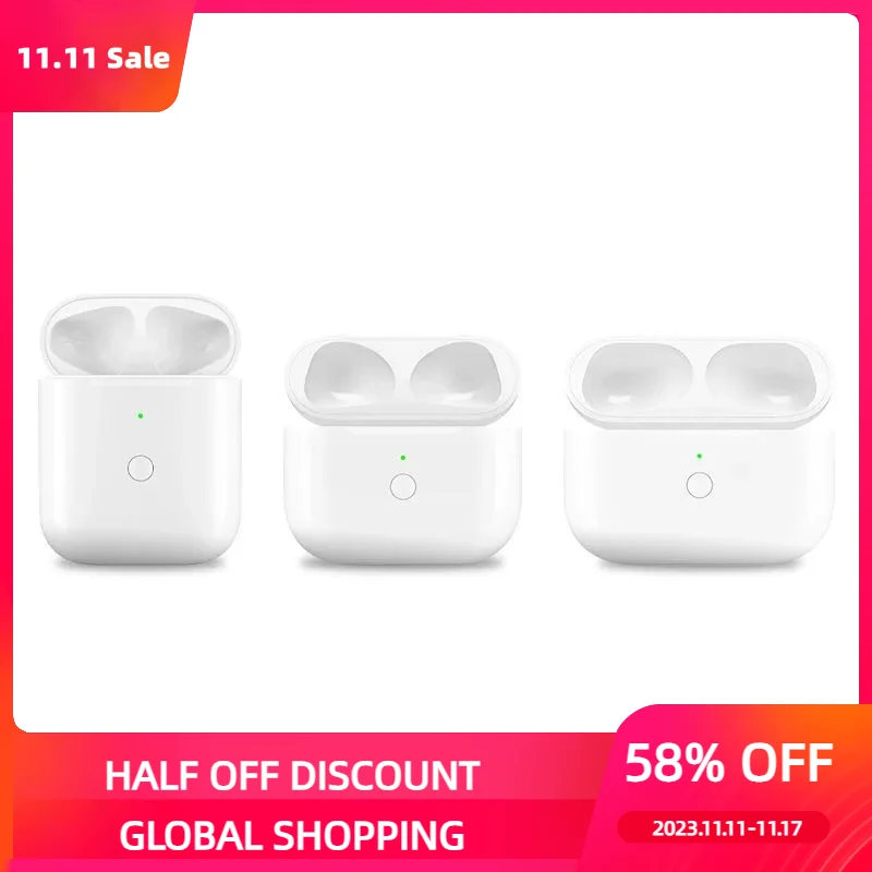 Applicable to AirPods Pro Bluetooth headset charging bin 1/2/3 generation wireless charger battery box