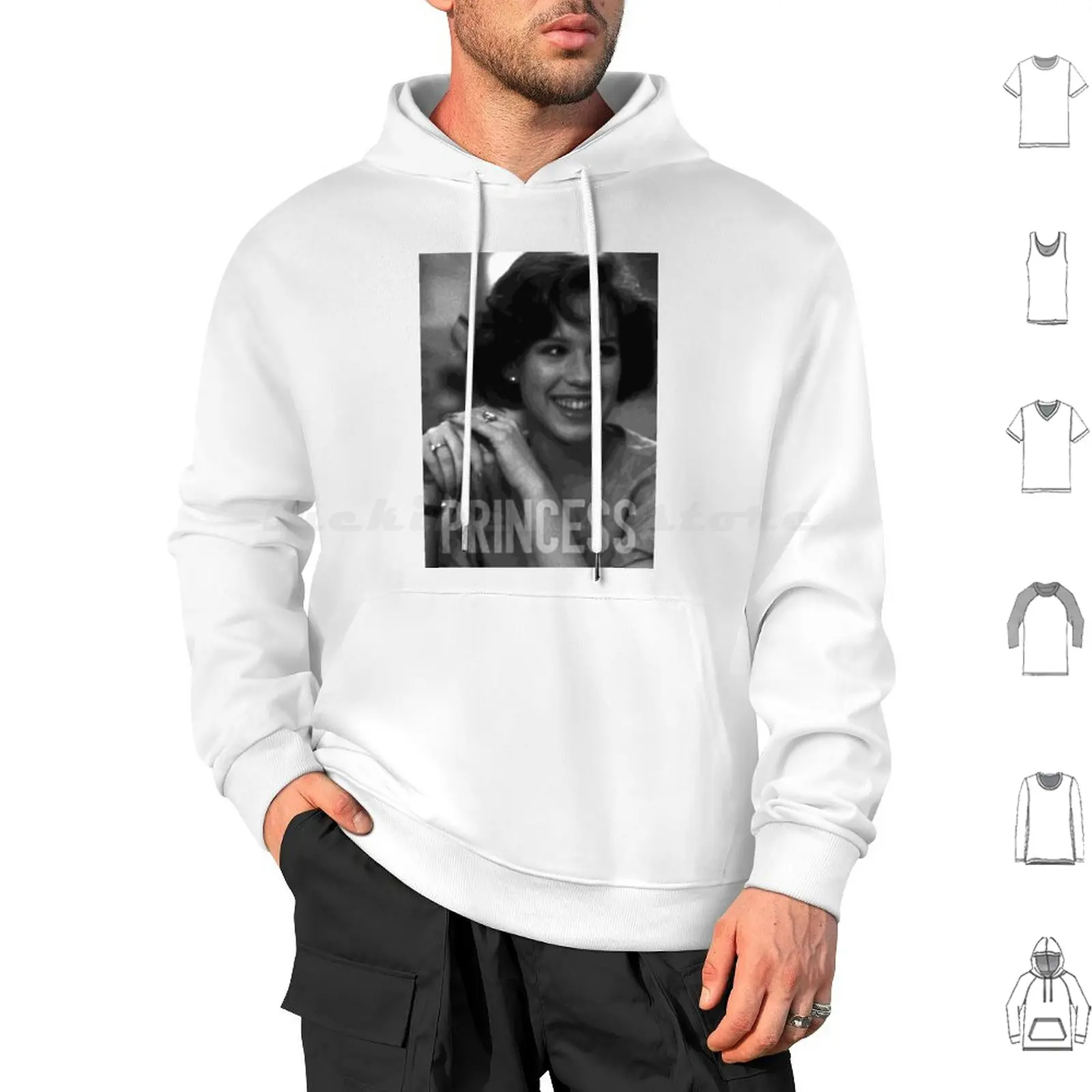 

Princess-The Breakfast Club Hoodies Long Sleeve Breakfast Club Brain Princess Criminal Athlete Basket Case Cool Movie