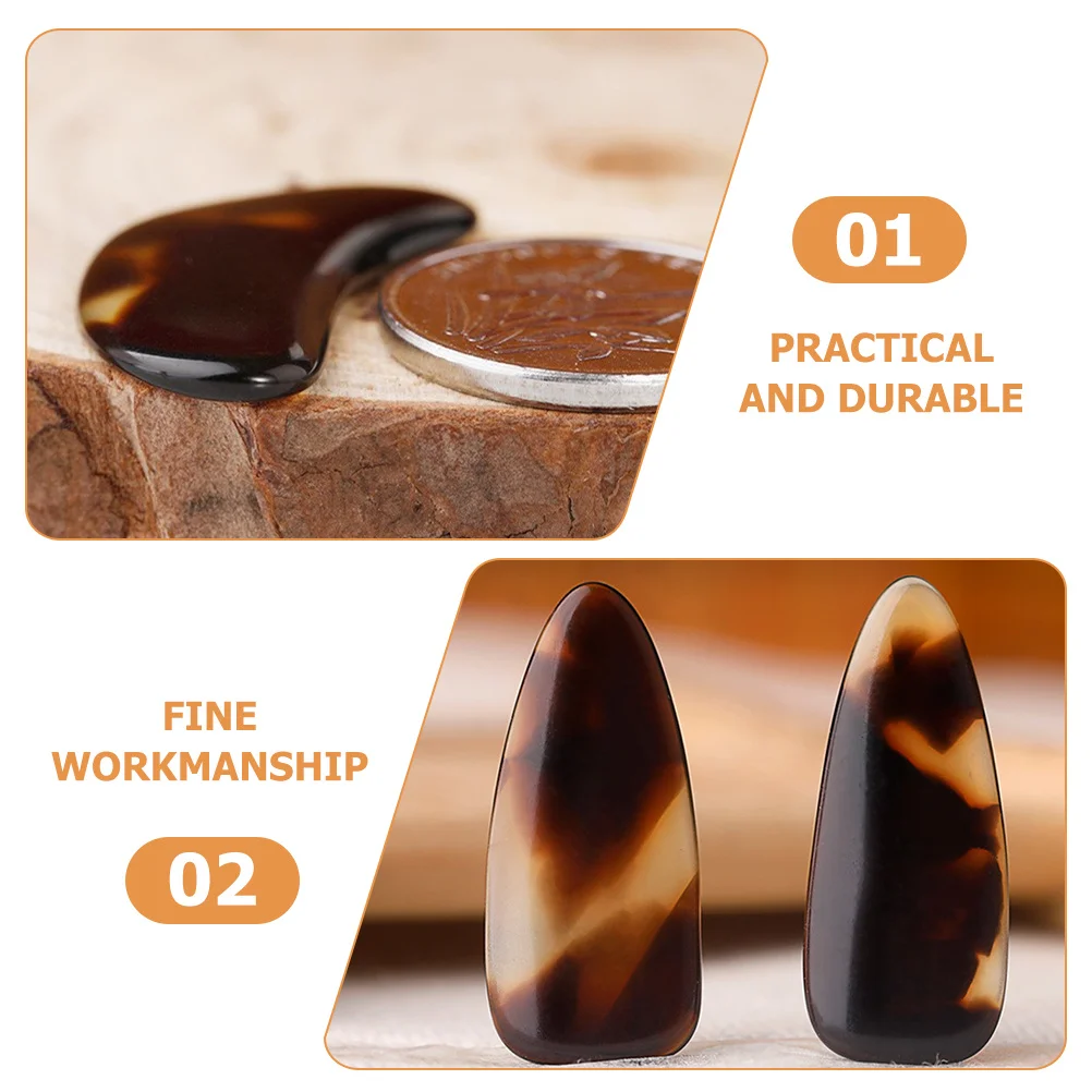 

1Set Guzheng Fake Nails Sturdy and Not Easy to Crack Perfect for String Instrument Players Includes Storage Bag Guzheng