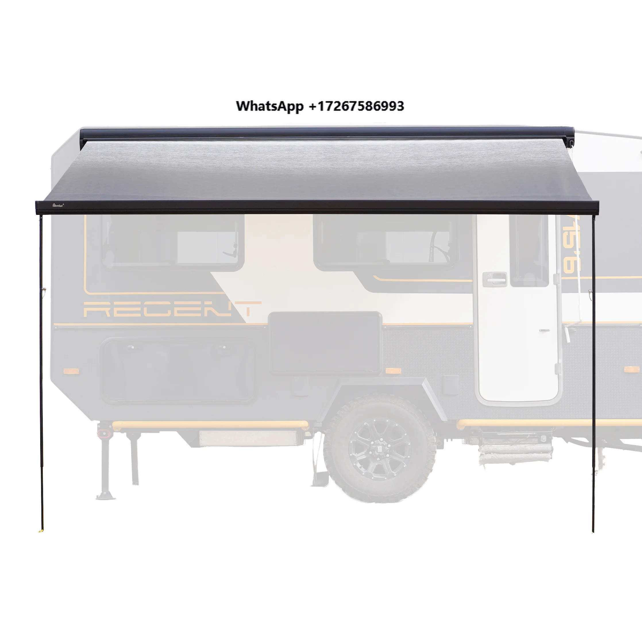 

Awnlux W5500 Economical Manual Full Cassette RV Awning for Motor Home Camper Van
