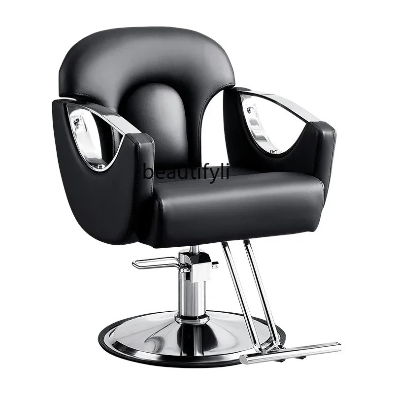 

ls 04ls 04Barber Shop Chair for Hair Salon Adjustable Height Hairdressing Chair Stainless Steel Rotating Hair Cutting Chair