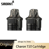 2pcs/pack Original Smoant Charon T50 Pod Cartridge 4ML Fit Santi S1 S2 S3 S4 S5 S6 S7 S RBA Coil For E Cigarette Charon T50 Kit