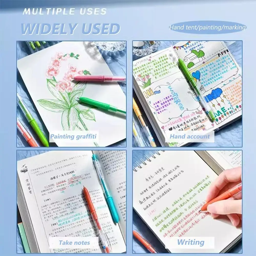 

High Quality 81 Colors Color Gel Pen Multicolor DIY Scrapbook Painting Color Drawing Doodling Pen Writing Tools Gift