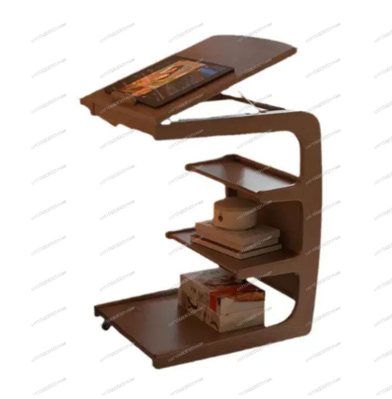 Removable living room with wheels side cabinet bedside rack household coffee table small table