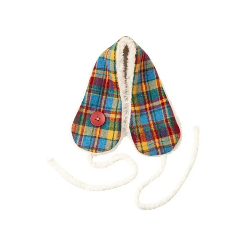 Plush earmuffs, neck snoods, dual-purpose autumn and winter, warm scarves, thickened lace-up ear protection