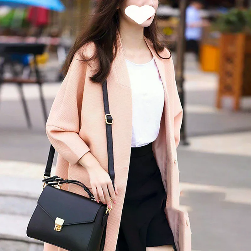 

Handbags Accessories 130cm Long Adjustable PU Leather Bag Strap For Crossbody 1.8cm Wide Shoulder Bag Strap Replacement