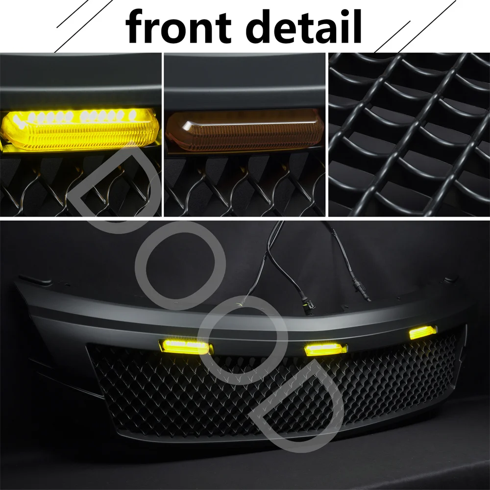 Front Racing Grills Fit For Mistubishi Pajero Sports 2016 2017 2018 2019 Abs Front Bumper Grill Auto Parts