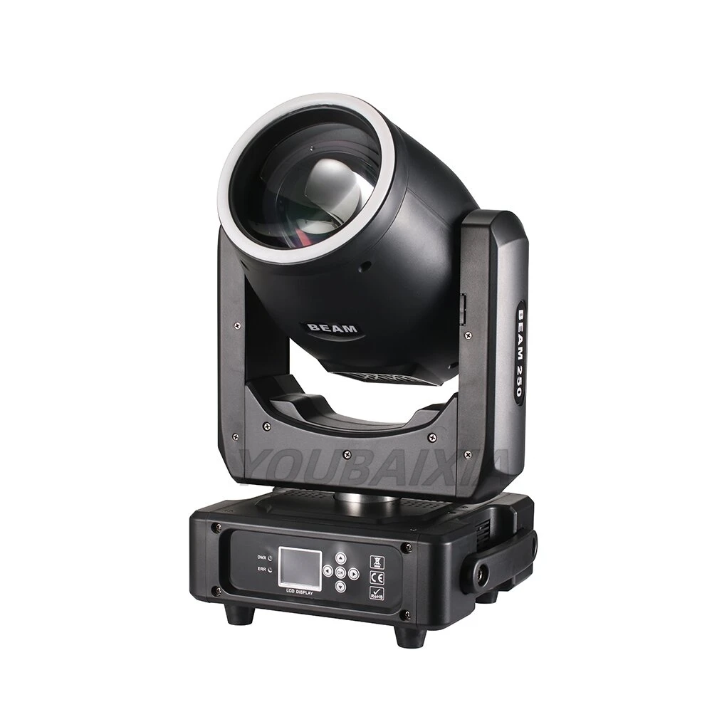 1-2PZ/ 250W 8R RGBW BEAM DMX512 ضوء المرحلة مع رأس التحكم الصوتي المحمول وإضاءة DJ DMX، مناسبة لموسيقى الزفاف