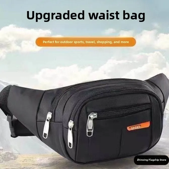 Men's Waterproof Ultra-Thin Invisble Running Marathon Fitness Sports Waist Bag Large Capacity Mobile Phone Fanny Pack