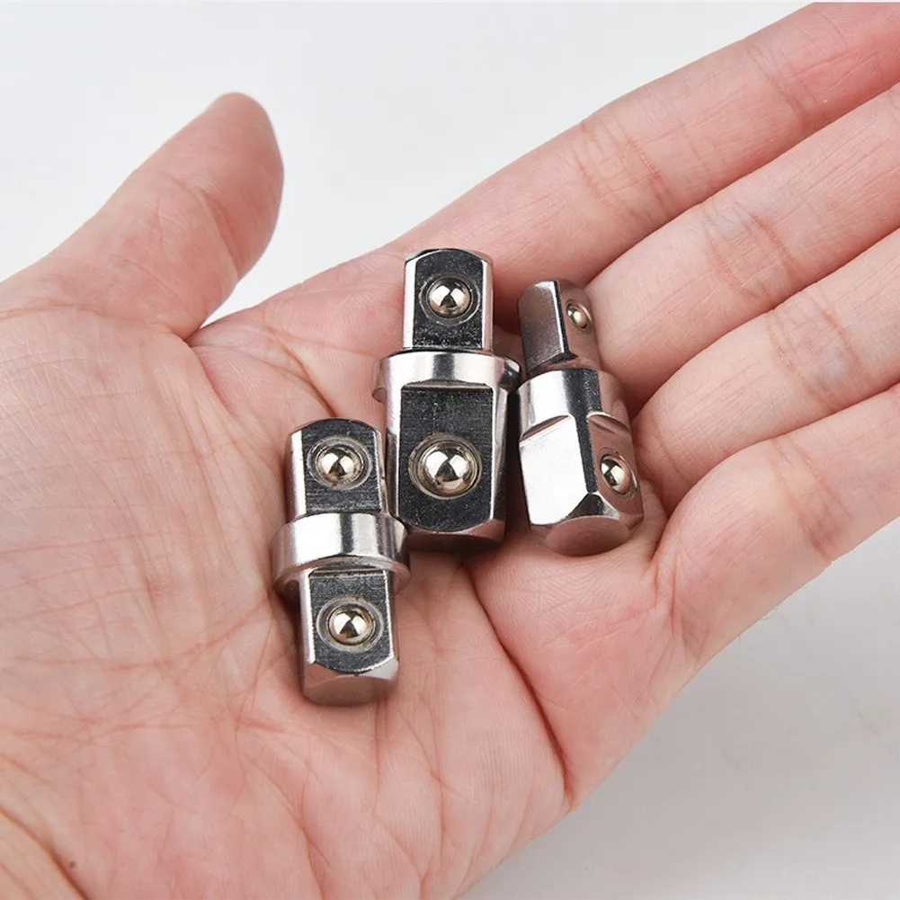 1/2 Inch 1/4 Inch 3/8 Inch Square Drive Adapters for Ratcheting Wrench Double Head External Square Internal Hex
