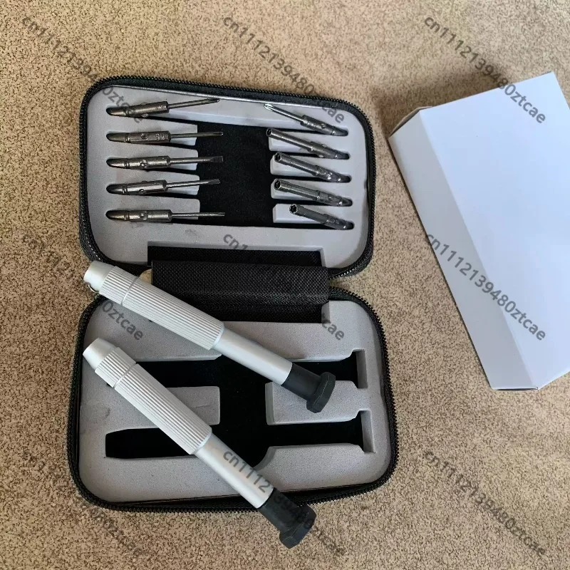 Spectacle Frame Repair Screwdriver Kit With Zipper Storage Pouch Multi‑Model Hand Tool For Eyeglass Disassembly And Adjustment