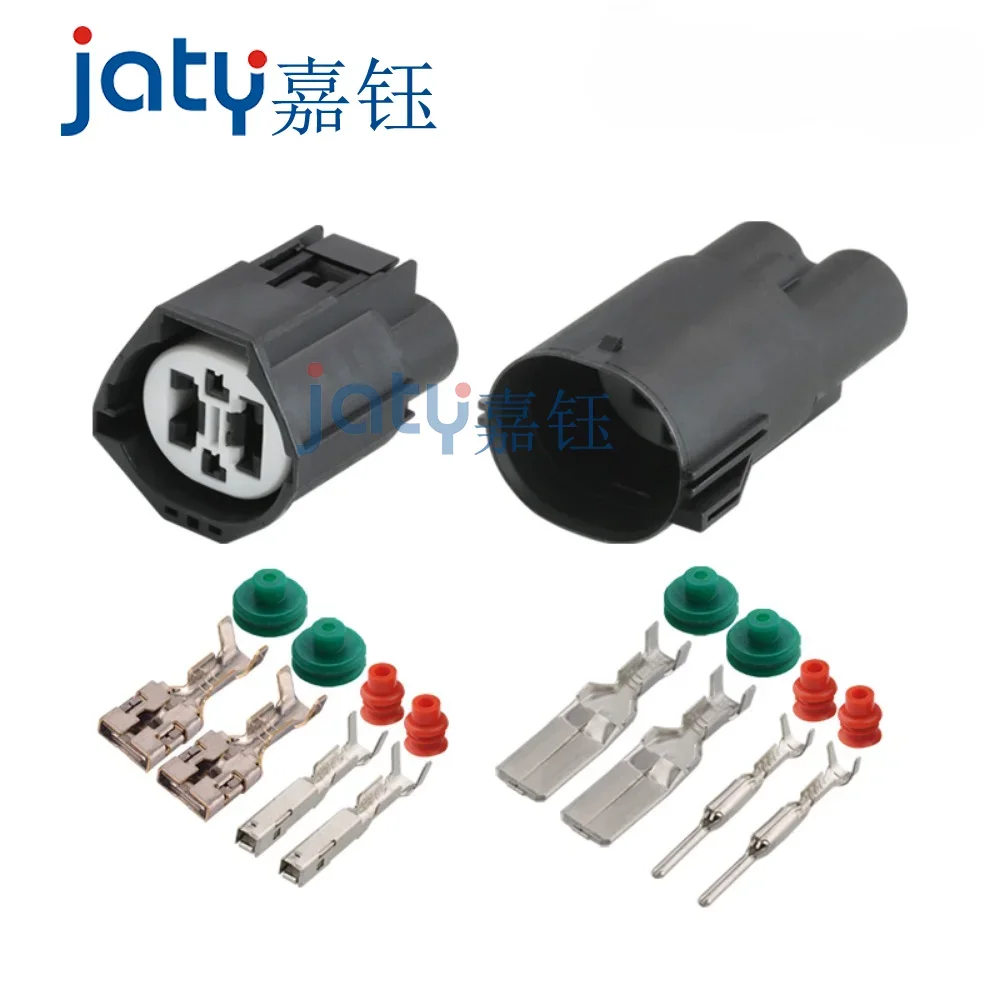 JATY 1set 4-pin 7283-8497-90/7282-8598-30 Samengestelde Connector Voor Auto Koelventilator Stekker DJ7049Y-1.5/9.5-11/21