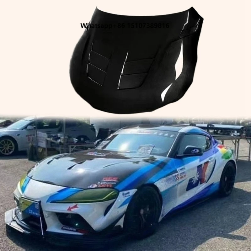 AME Style Carbon Fiber Hood Bonnet Body Kits for 2019-2022 for for Supra A90 Car Fenders