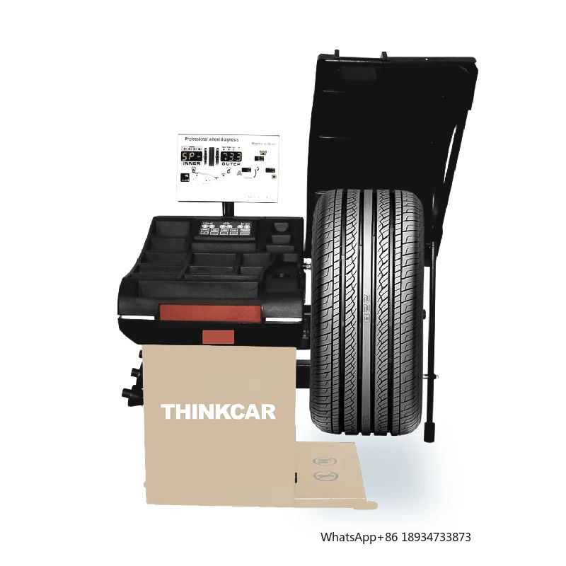 THINKCAR TWB 633 Fully Automatic Measurement Luxury Laser Positioning Tire Balancing Machine with LED Display