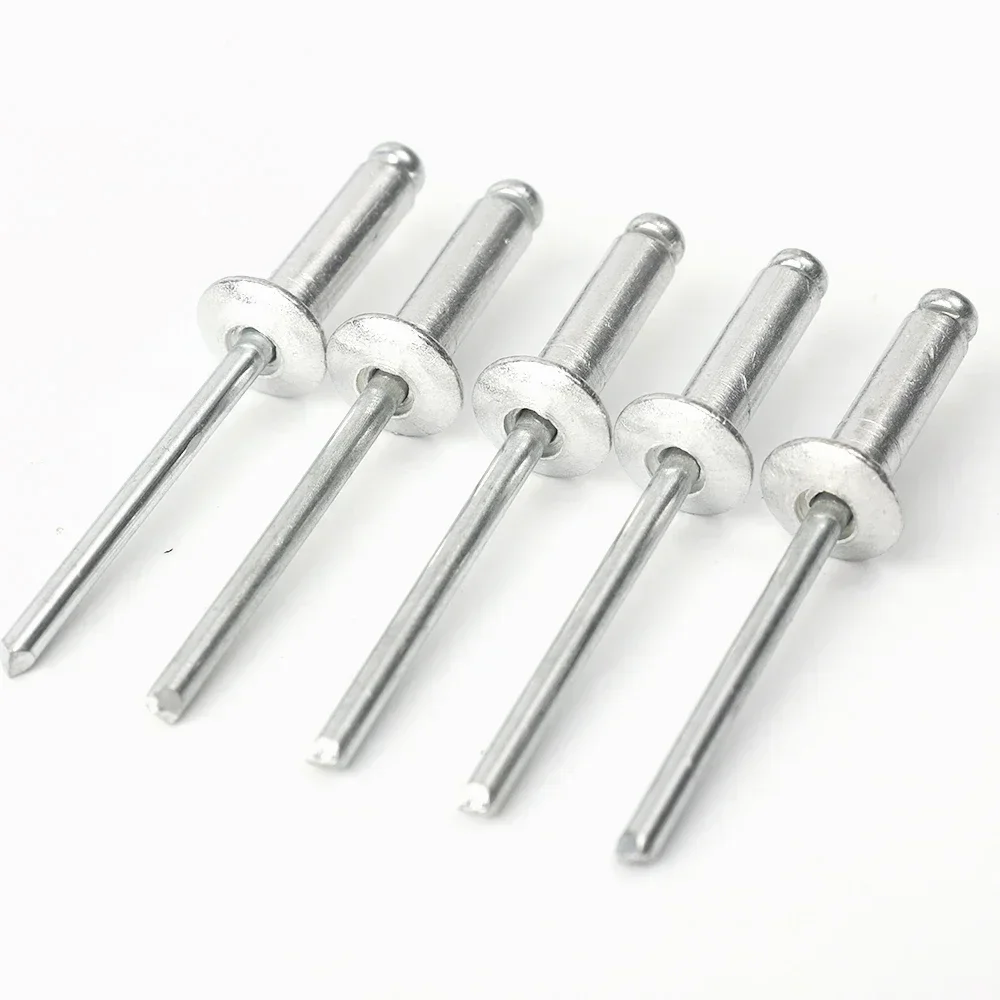 120pcs Aluminum Alloy Riveter Fasteners Sets Pop Rivets Assortment Kit Furniture Assortment Dome Head Blind Rivet Nut Tools