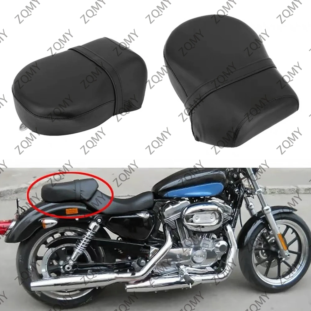 Motorcycle Rear Passenger Seat Pillion Cushion For Harley Sportster Iron 883 883C 883N XL1200 2007-2015