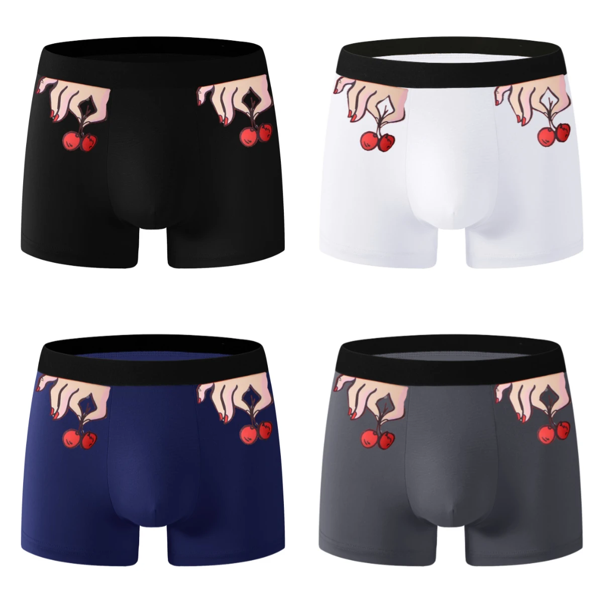 

The new close-fitting printed four-corner shorts are essential underwear for men in 2025, comfortable and of high quality