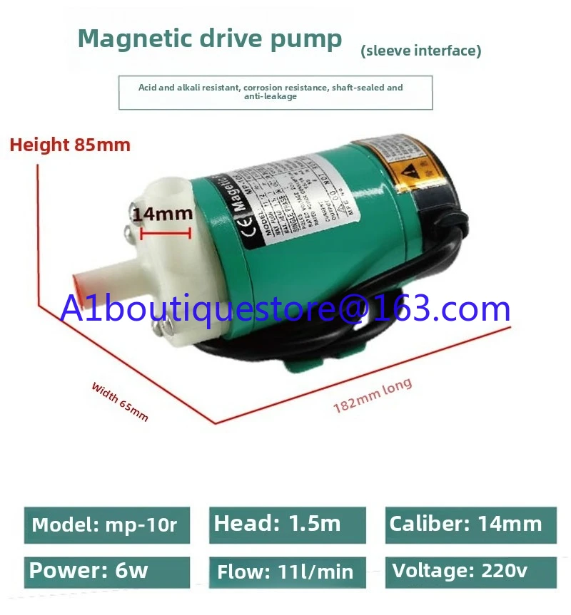 

Magnetic drive circulating water pump medical beauty plating MP-10R MP-20R 220V magnetic drive ring chemical pump