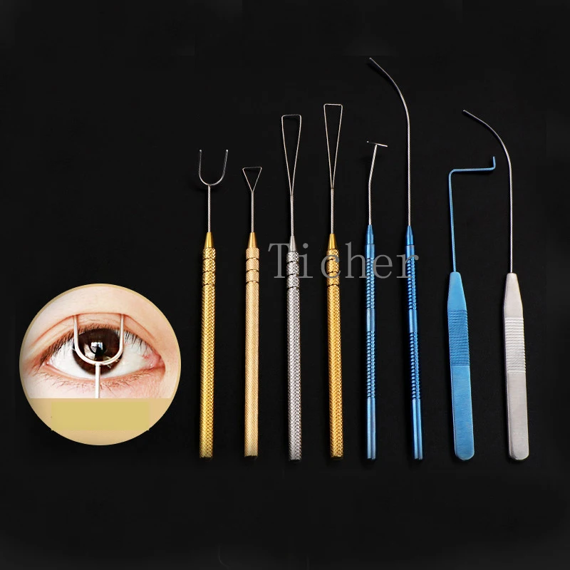 Micro Devices Ophthalmic Instruments Fine Double Eyelid Simulator Designer Eyelid Designer Eye Probe Arc Probe Customizer Tools