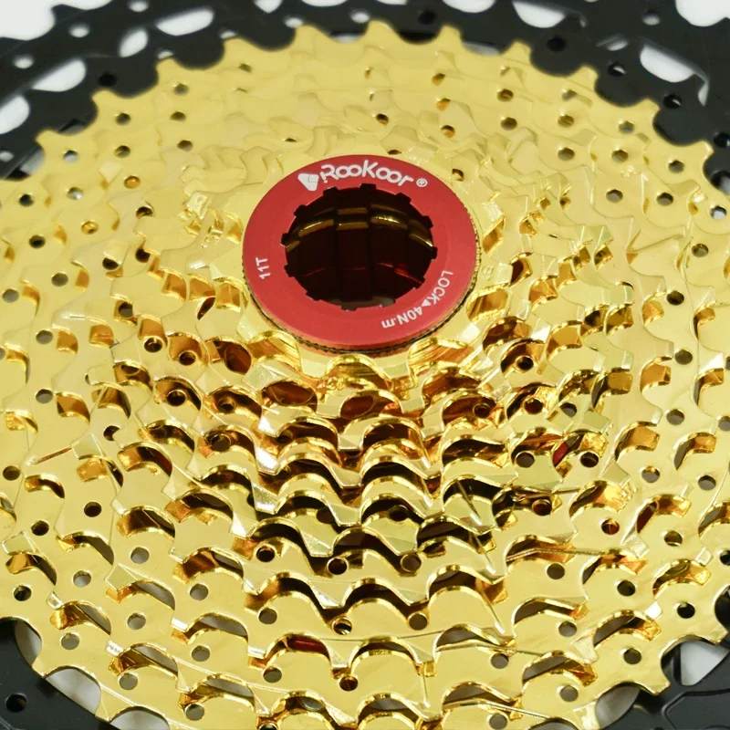 Rookoor Brand Mountain Bike 12 Speed Cassette Velocidade MTB Cassete Bicycle Parts Sprocket 11-50T Gold Ultralight 603g Parts