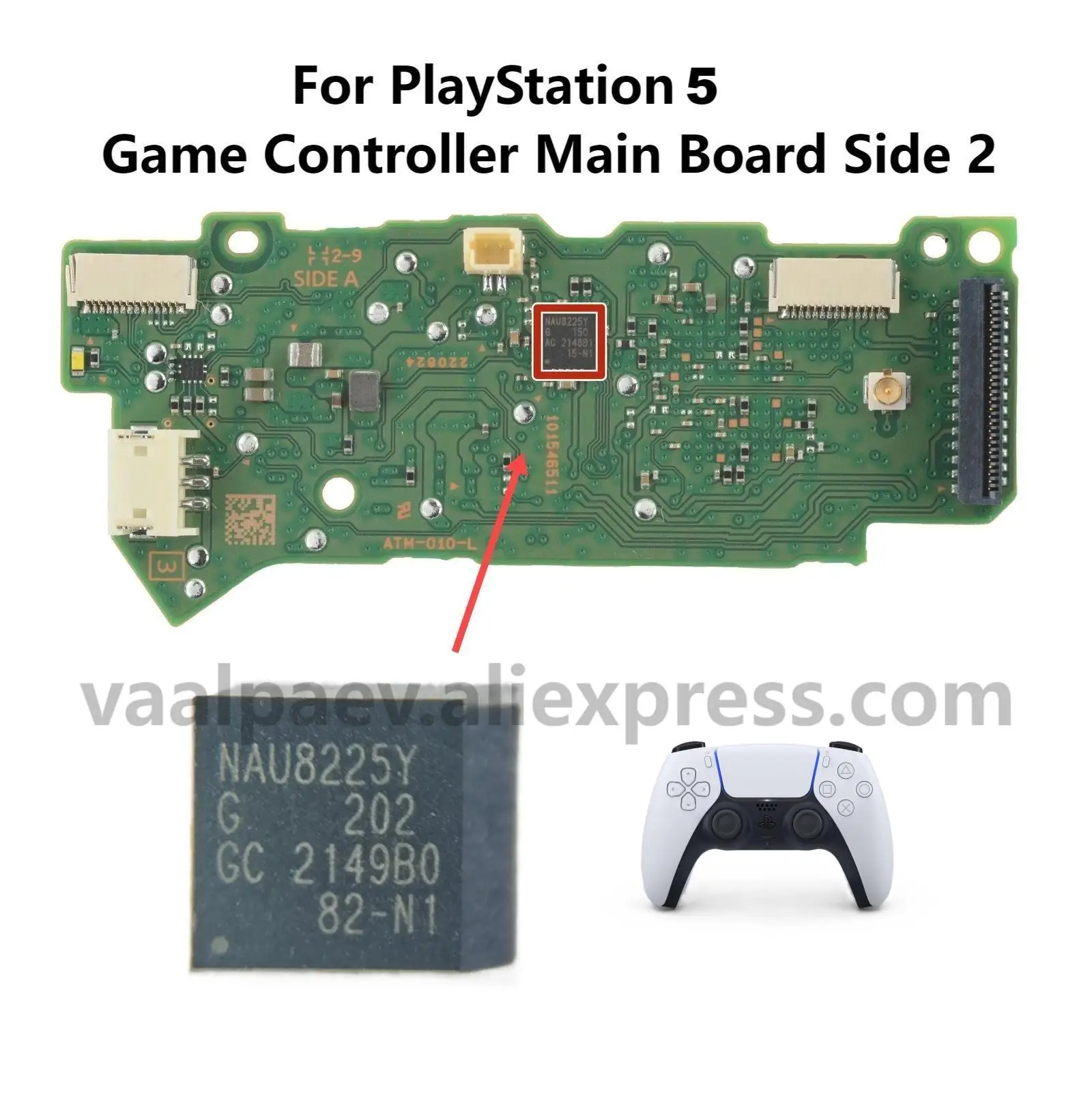 nau8225yg-para-playstation-vr2-controlador-de-juego-tablero-principal-lateral-2-30-w-amplificador-de-audio-clase-d-nuevo-y-original