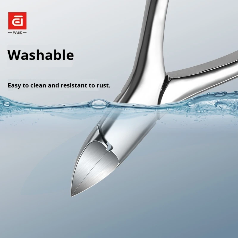 Tronchesi per cuticole Forbici Trimmer Rimozione della pelle morta, Tagliaunghie per unghie dure e spesse per piedi Pinze per becco d'aquila in acciaio inossidabile