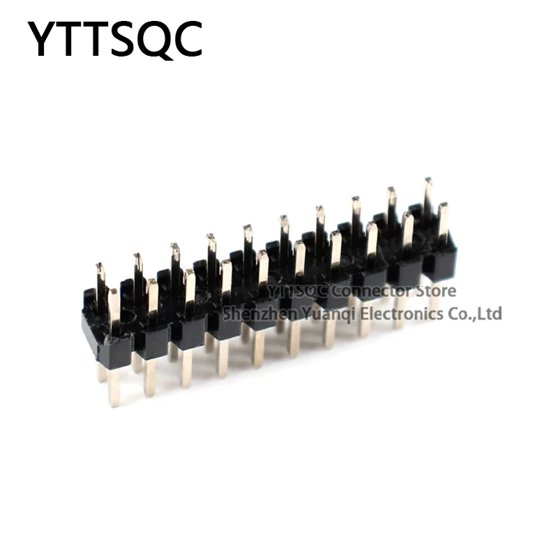 10PCS 2.0MM Double Row Straight Male PIN HEADER Middle 6MM 2X3/4/5/6/8/10/40 PIN Strip Connector Socket 3p/4p/6p/8p/20p/40p