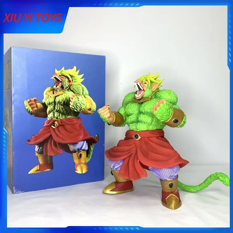 

37cm Dragon Ball Gk Super Gorilla Great Ape Broli Super Saiyan Standing Position Handmade Statue Desktop Ornament Toy Gift